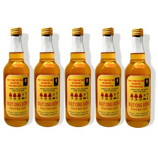 Mật ong rừng nguyên chất Lào Cai chai thủy tinh 500ml