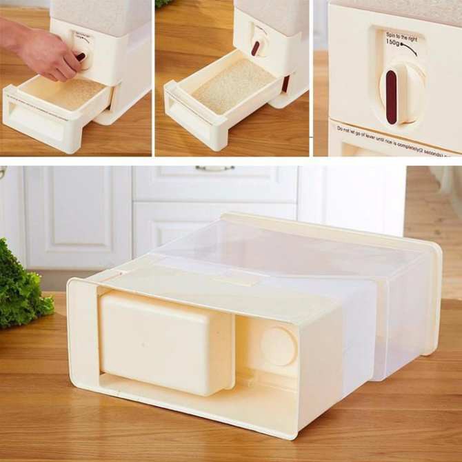 Thùng đựng gạo thông minh Tashuan TS3626A 16kg | BigBuy360 - bigbuy360.vn