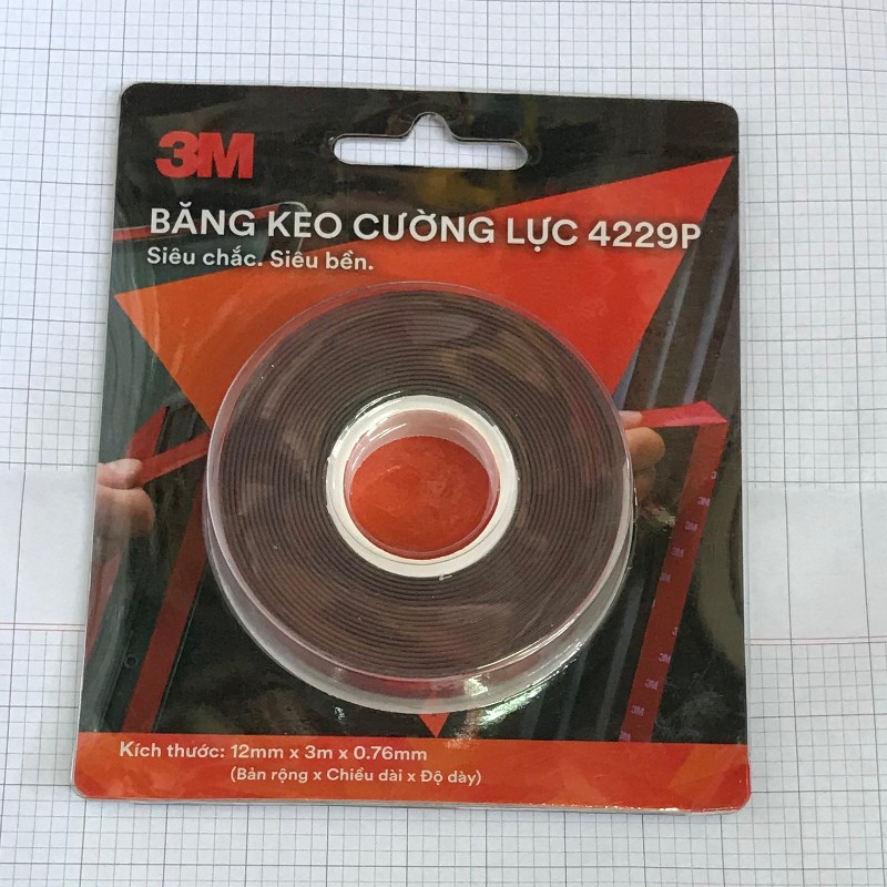 Băng Keo Hai Mặt Cường Lực 3M - BX1489