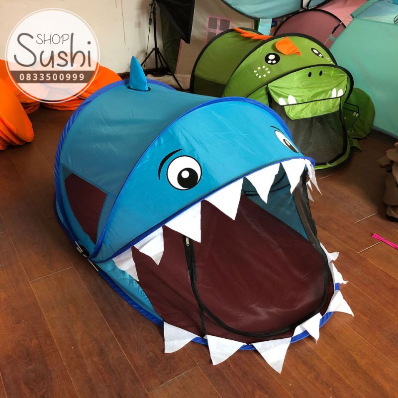 (FreeShip) Lều trẻ em cá mập Baby shark, Lều cho bé