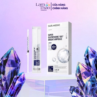 Tinh Chất Làm Trắng Đều Màu Da Sur.Medic+ Super Glutathione 100™ Bright Ampoule