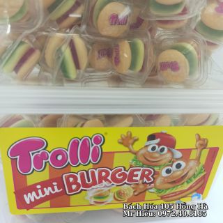 [Hỏa Tốc] Kẹo dẻo Trolli Mini Burger 600g