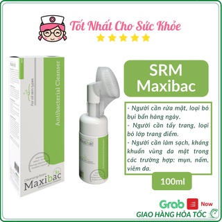 Sữa rửa mặt tạo bọt Maxibac pH5.5 chai 100ml
