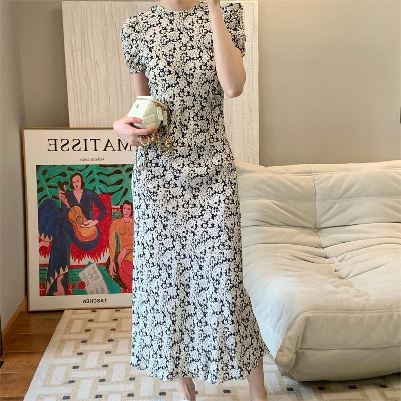 The store is on holiday  please chat with customer service! Đầm Dài Ôm Dáng Thoáng Khí In Họa Tiết Cổ Điển Thời Trang Mùa Hè 2022 Mới Mẻ Cao Cấp Dành Cho Bạn Nữ