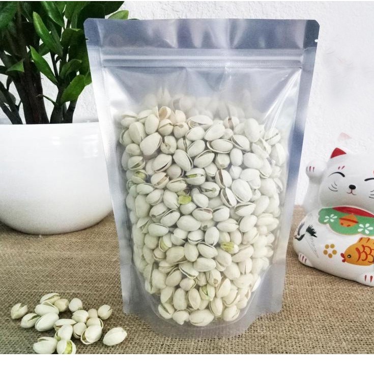 50 cái túi Zipper Bạc Đáy Đứng - một Mặt trong - Một Mặt Bạc- Đựng, bảo quản thực phẩm tiện dụng