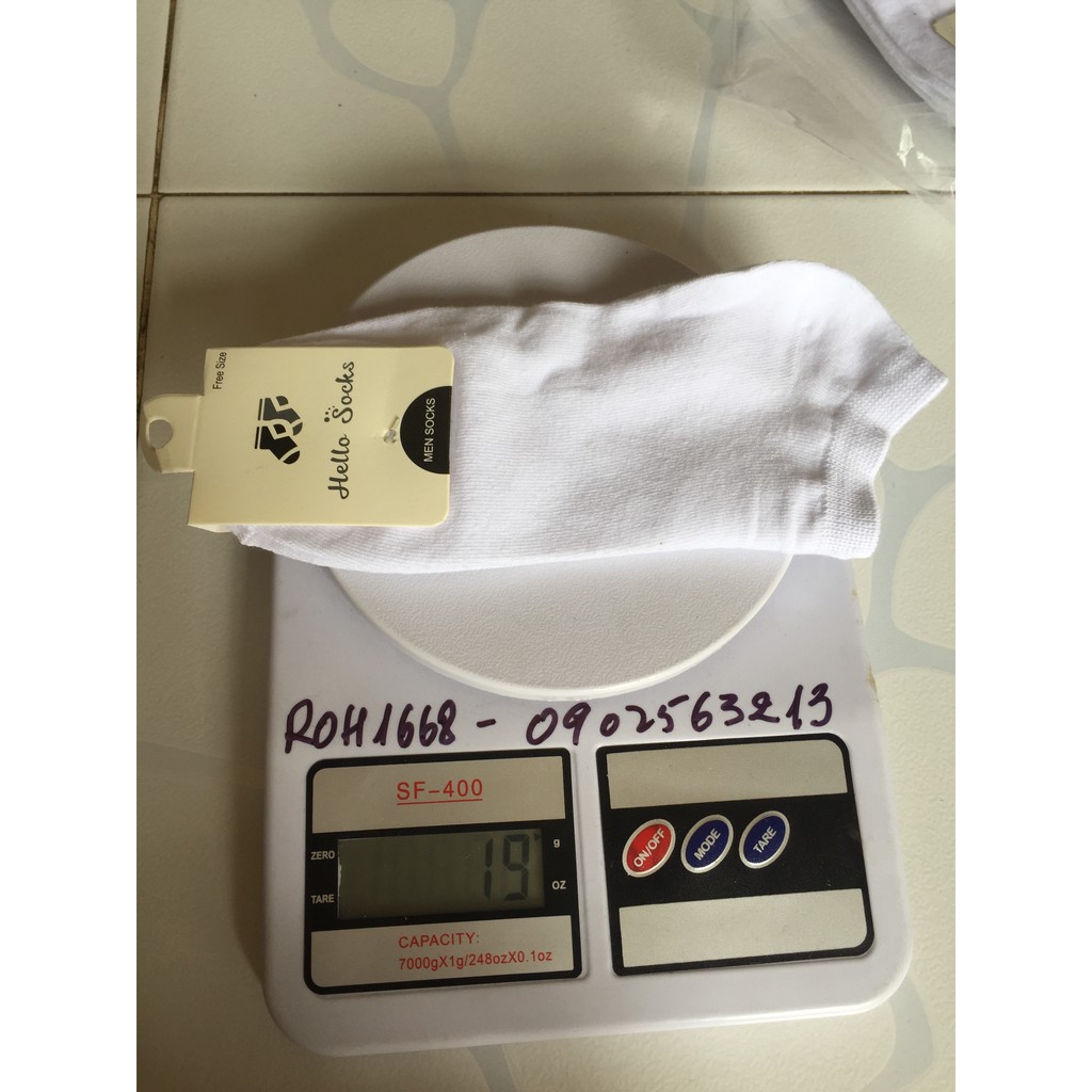 Vớ tất ngắn trơn chất liệu Cotton (VN 3)