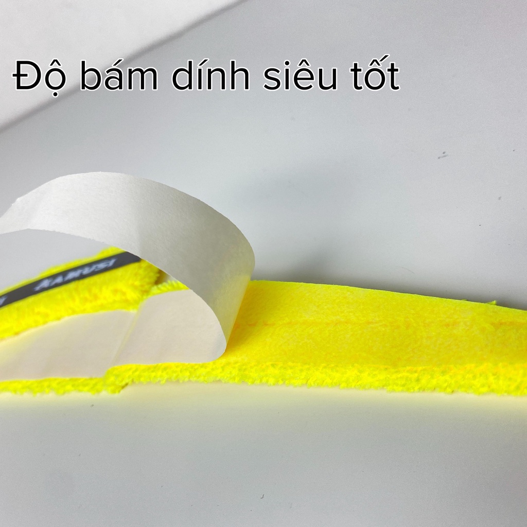 Quân cán vợt cầu lông vải 1M1, quấn cán vợt êm tay thấm mồ hôi bảo vệ cốt vợt