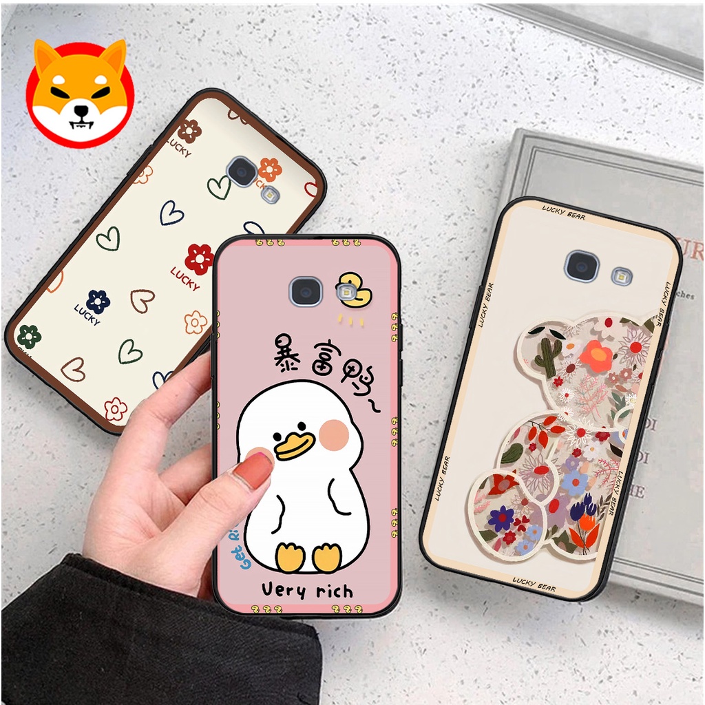 Ốp Samsung A3 2017 / A5 2017 / A7 2017 / A7 2016 in hình gấu , trái tim , vịt cute duck dễ thương