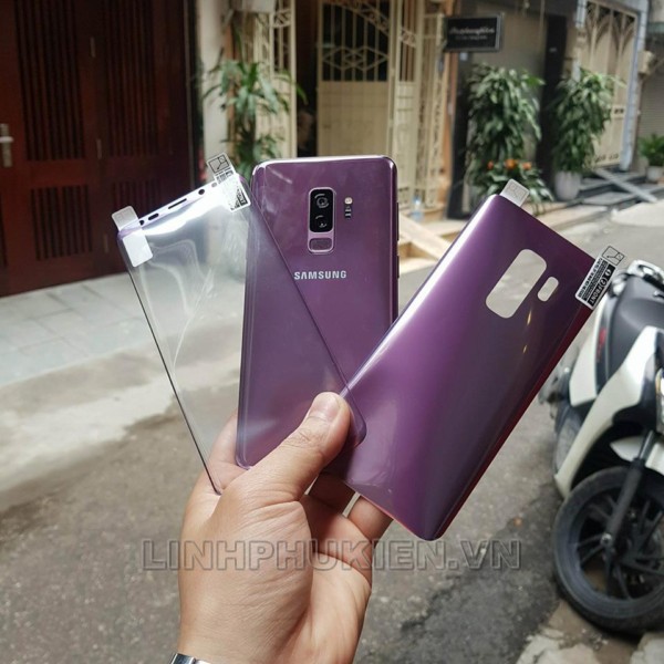 Dán Film 3D Cường lực dẻo chống vỡ Full màn hình Samsung Galaxy S9 Plus