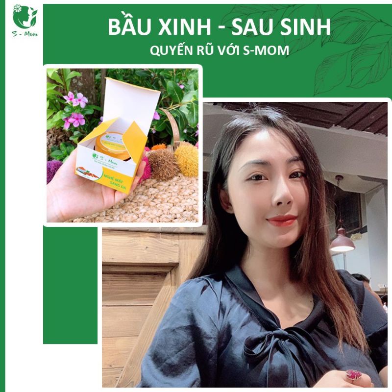 Kem Nghệ Mặt Sáng Da s-mom - Dưỡng Trắng Ngăn Ngừa Mụn Mờ Thâm Nám