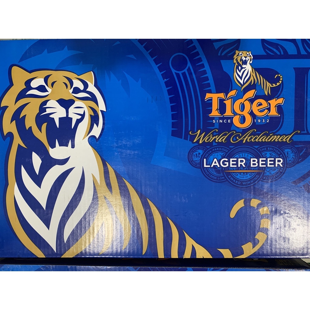 Thùng 24 lon bia Tiger 330ml/lon