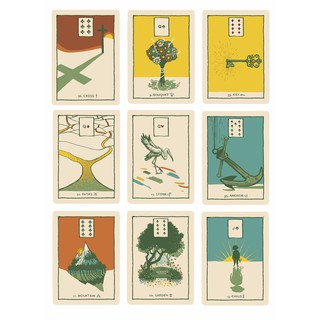 Tarotscopes Bộ bài Lenormand Green Glyphs