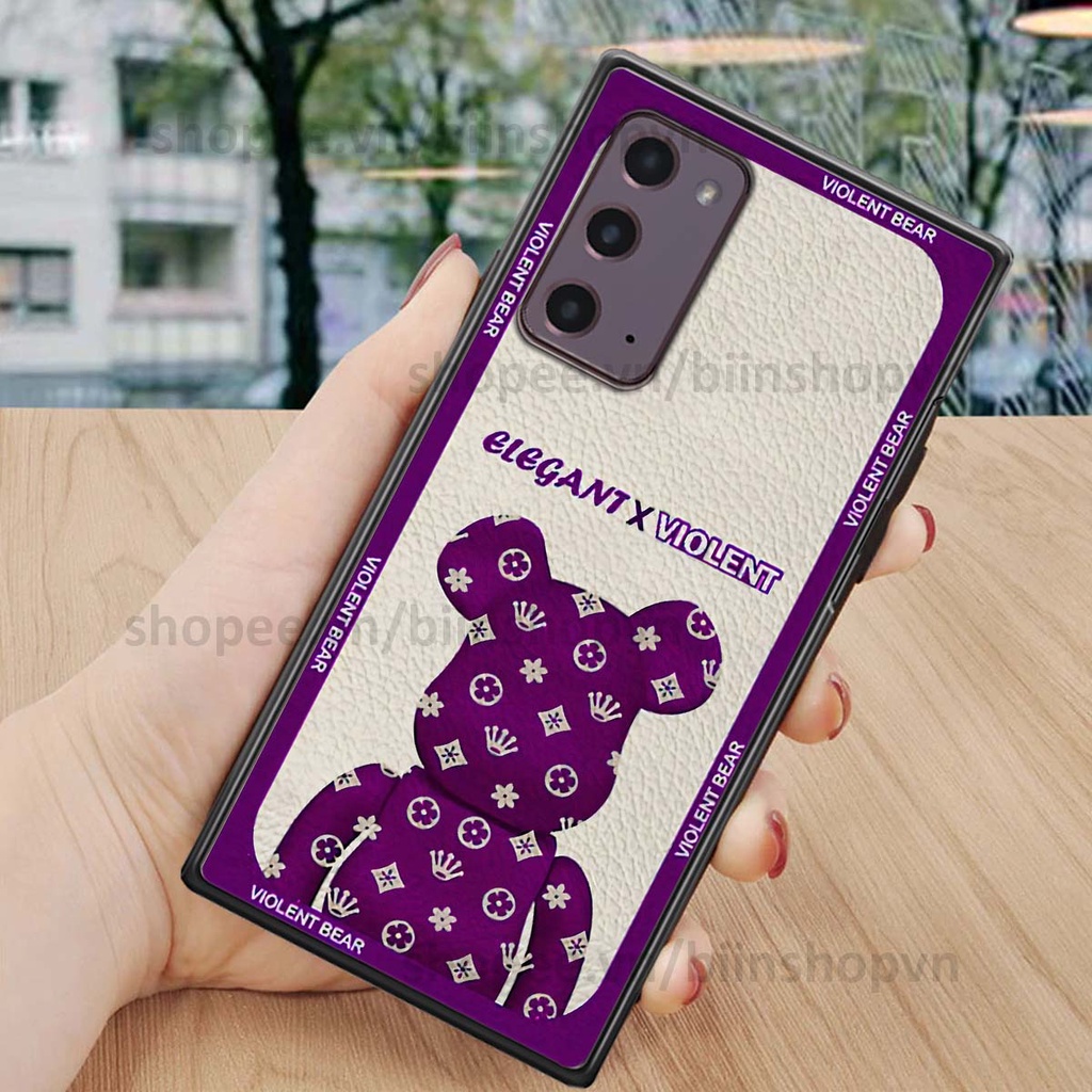 Ốp Samsung Note 20 hình gấu bear brick đẹp độc lạ, thời trang, cá tính