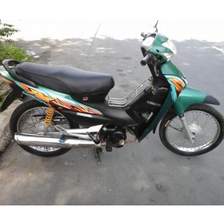 Bộ dàn áo xe Wave RS - wave alpha - wave s100 - Nhựa nguyên sinh ABS màu Xanh Heineken - Phanh đĩa