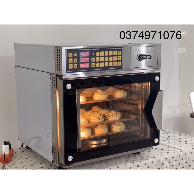 LÒ NƯỚNG KIÊM HẤP BÁNH BAO UKOEO T60S 5 tầng