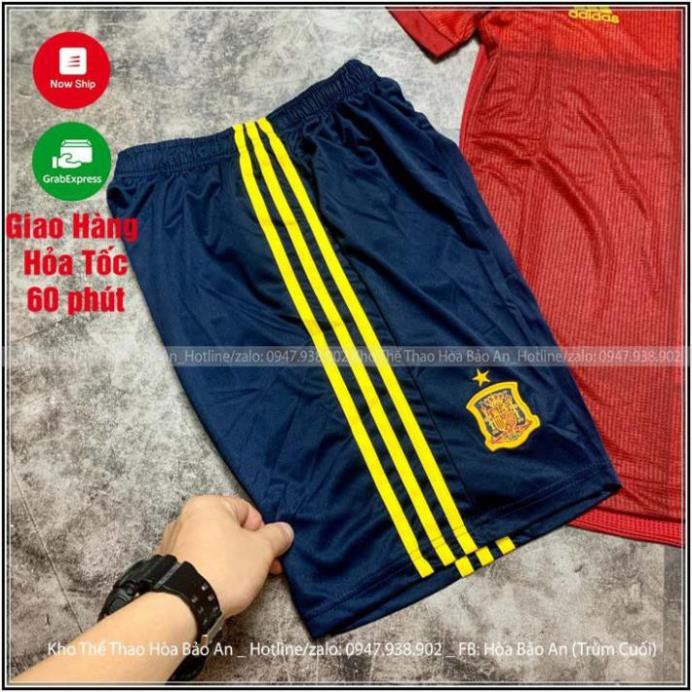 [Freeship] Áo bóng đá Đội tuyển Tây Ban Nha cao cấp mới nhất / quần áo đá banh đẹp * ་