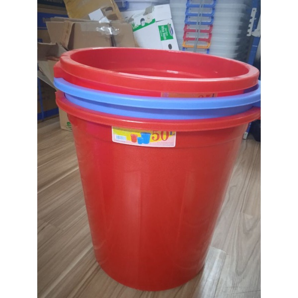 Thùng nhựa tròn có nắp Việt Nhật câc cỡ 25L/35L/50L/60