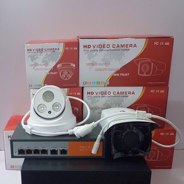 Trọn bộ 5 camera IP 3.0 MP