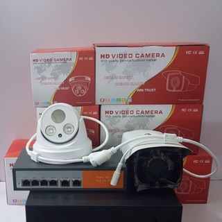 Trọn bộ 5 camera ip 3.0 mp