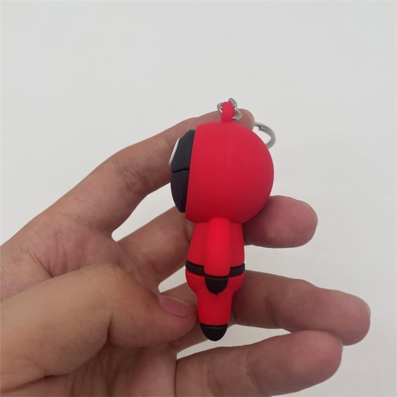 Móc khóa hình con mực hoạt hình