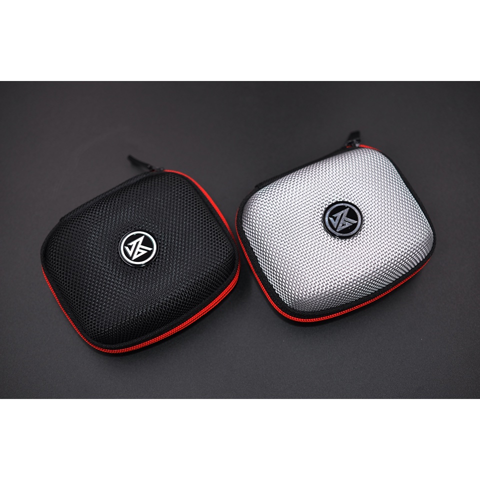 Kz Hộp Đựng Tai Nghe bluetooth Cầm Tay Hình Vuông Bằng eva Có Dây Kéo logo zst v80 es4