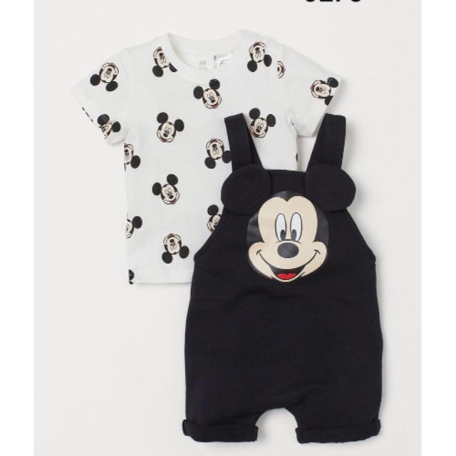 Set yếm Mickey HM bé trai xuất dư