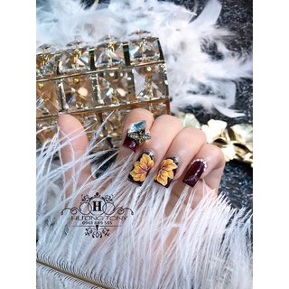 Hoa bột ẩn tay, hoa bộ nail