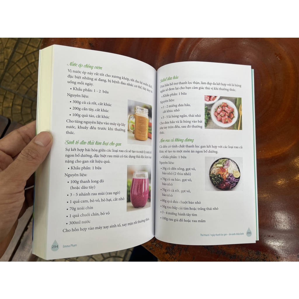 Sách - NƯỚC ÉP TRỊ LIỆU và CHẾ ĐỘ ĂN theo phương pháp CƠ THỂ TỰ CHỮA LÀNH - Thái Hà Books