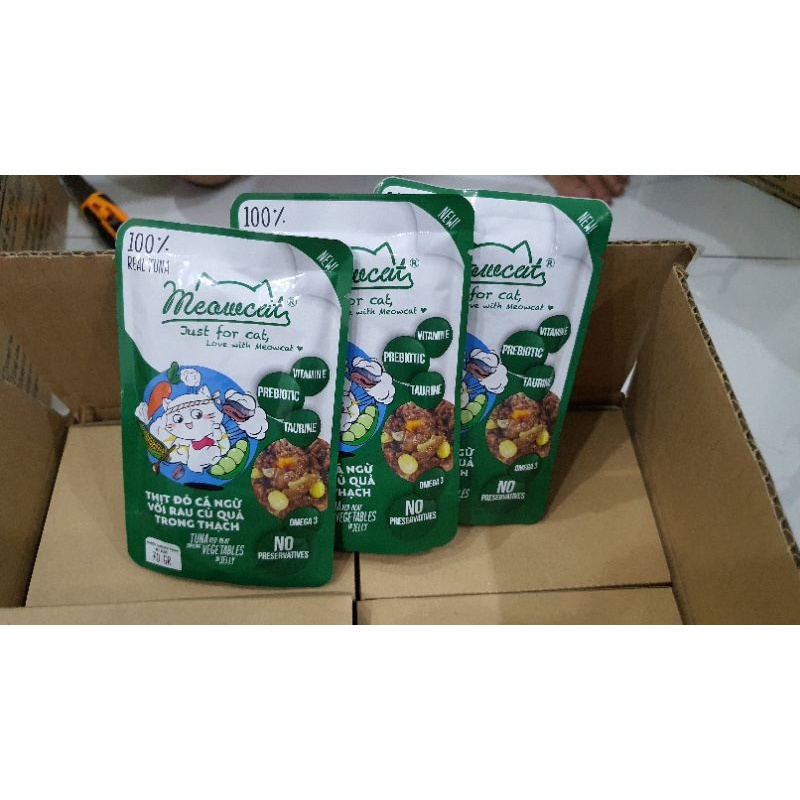 Pate mèo Meowcat 70g- Pate Catchy 70gr - thức ăn cho mèo