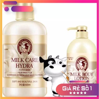 Sữa Tắm Dưỡng Chất Con Bò Rorec Milk Care Hydra 800ml