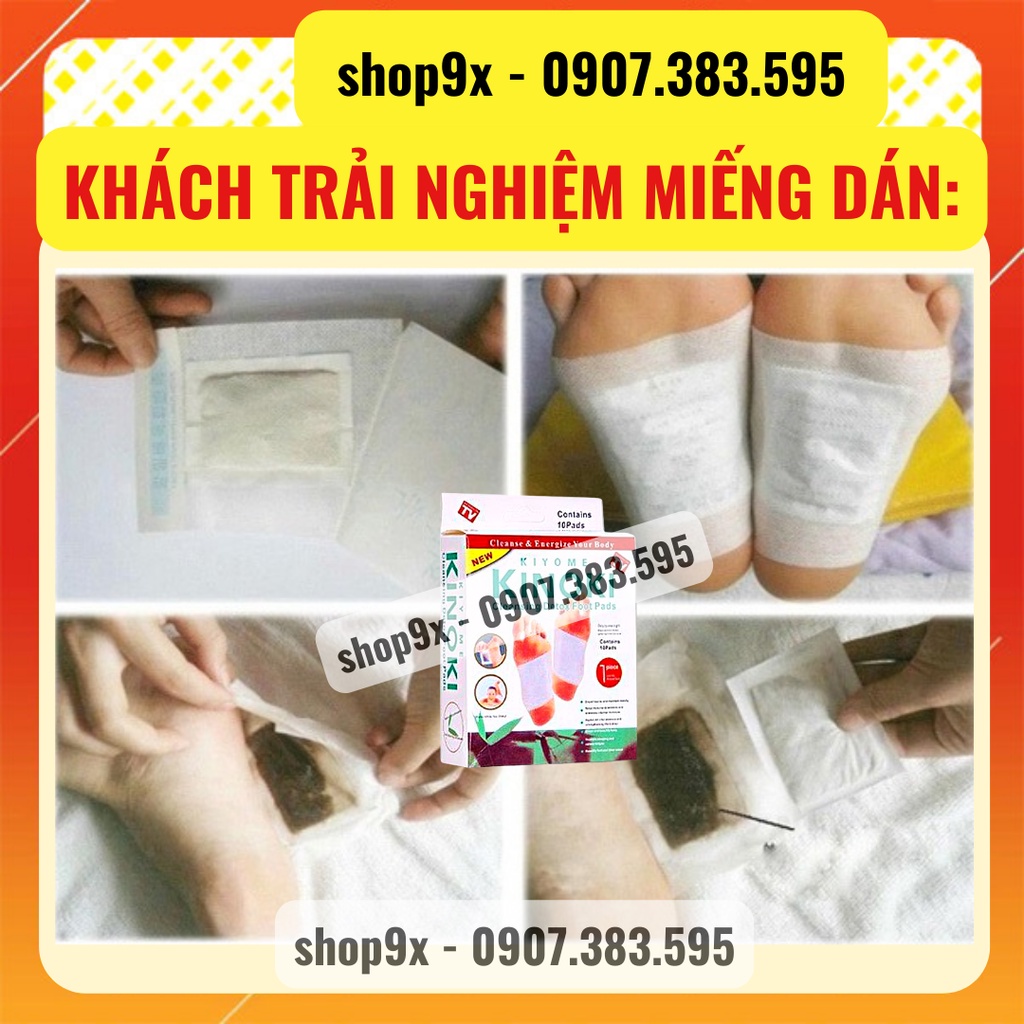 10 Miếng Dán Chân Thải Độc Nhật Bản Kinoki Detox Foot Patch