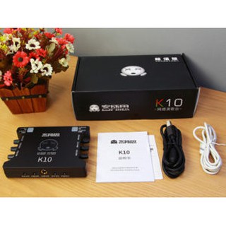 Sound card XOX K10 tặng dây kết nối lấy nhạc cao cấp bảo hành 1 năm lổi đổi mới