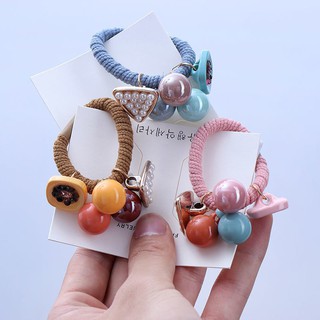 Dây Cột Tóc Nữ Dễ Thương Phong Cách Hàn Quốc Đính Đá Sang Trọng AKIRA HÀ NỘI PK22