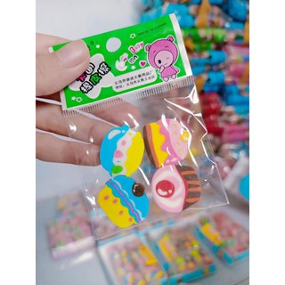Gôm vỉ 4 viên ( nhiều mẫu)