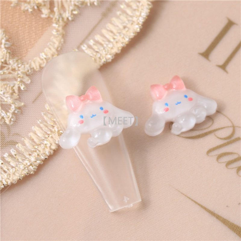 1 Túi Vật Liệu Resin Thủ Công Hình Chú Chó Hoạt Hình Tai To DIY