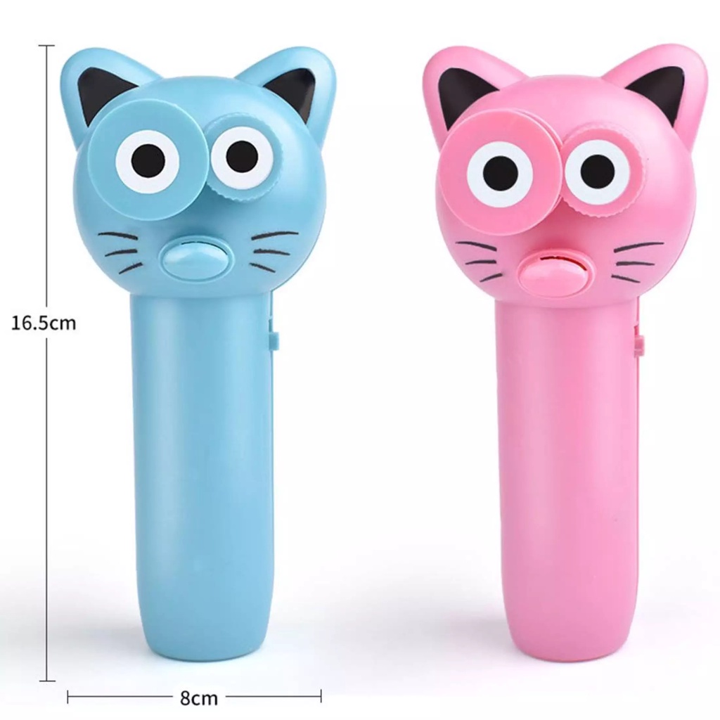 Máy Bắn Dây Đồ Chơi VikiToys Zip String Cánh Quạt Có Dây Kéo Hình Chú Mèo Vui Nhộn Hot Trend Tiktok An Toàn Không Độc