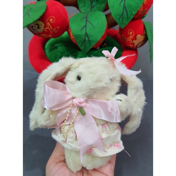 Gấu bông thỏ khớp mặc váy