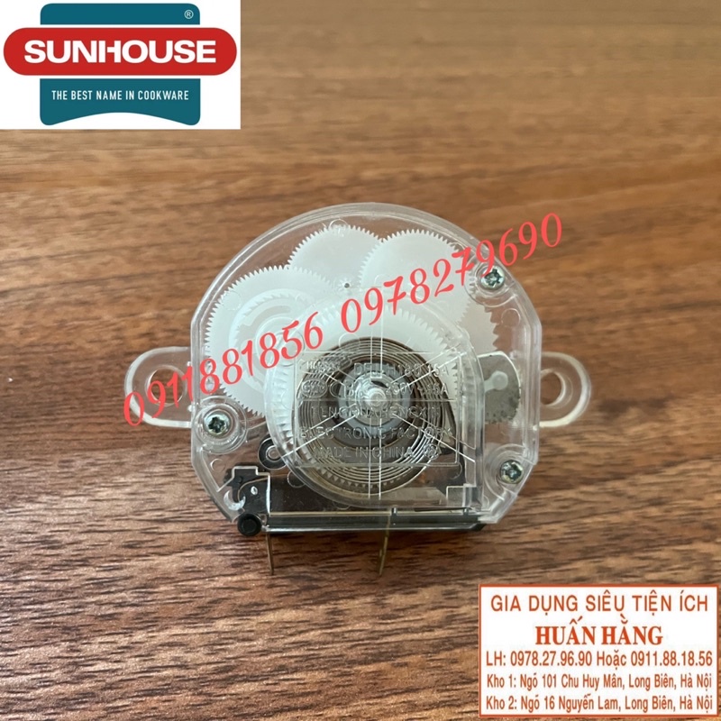 (CHÍNH HÃNG SUNHOUSE) Đồng hồ đếm thời gian máy sấy quần áo Sunhouse SHD2700 SHD2701 SHD2702 và Núm vặn tròn cho tủ sấy