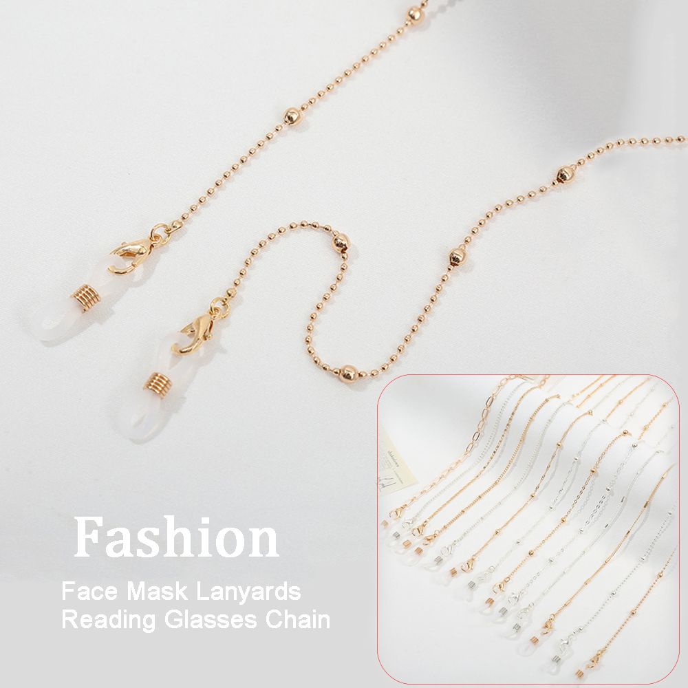 Dây đeo giữ mắt kính chống thất lạc bằng hợp kim phong cách punk thời trang cho nam nữ