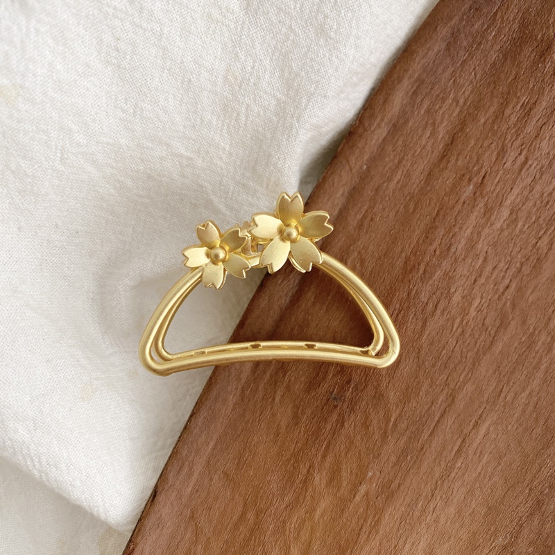 Kẹp Tóc Kim Loại Hình Gấu Hoạt Hình Phong Cách vintage Thời Trang Hàn Quốc