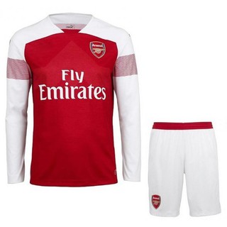Áo Bóng đá CLB Arsenal dài tay - Đỏ trắng hàng thun lạnh xịnIN TÊN, IN SỐ THEO YÊU CẦU