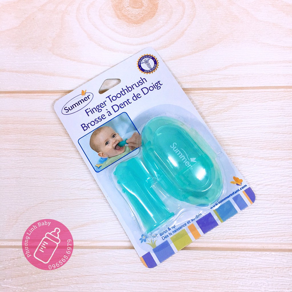 Bàn Chải Ngón, Rơ Lưỡi Summer Infant - Ảnh Chụp Thật