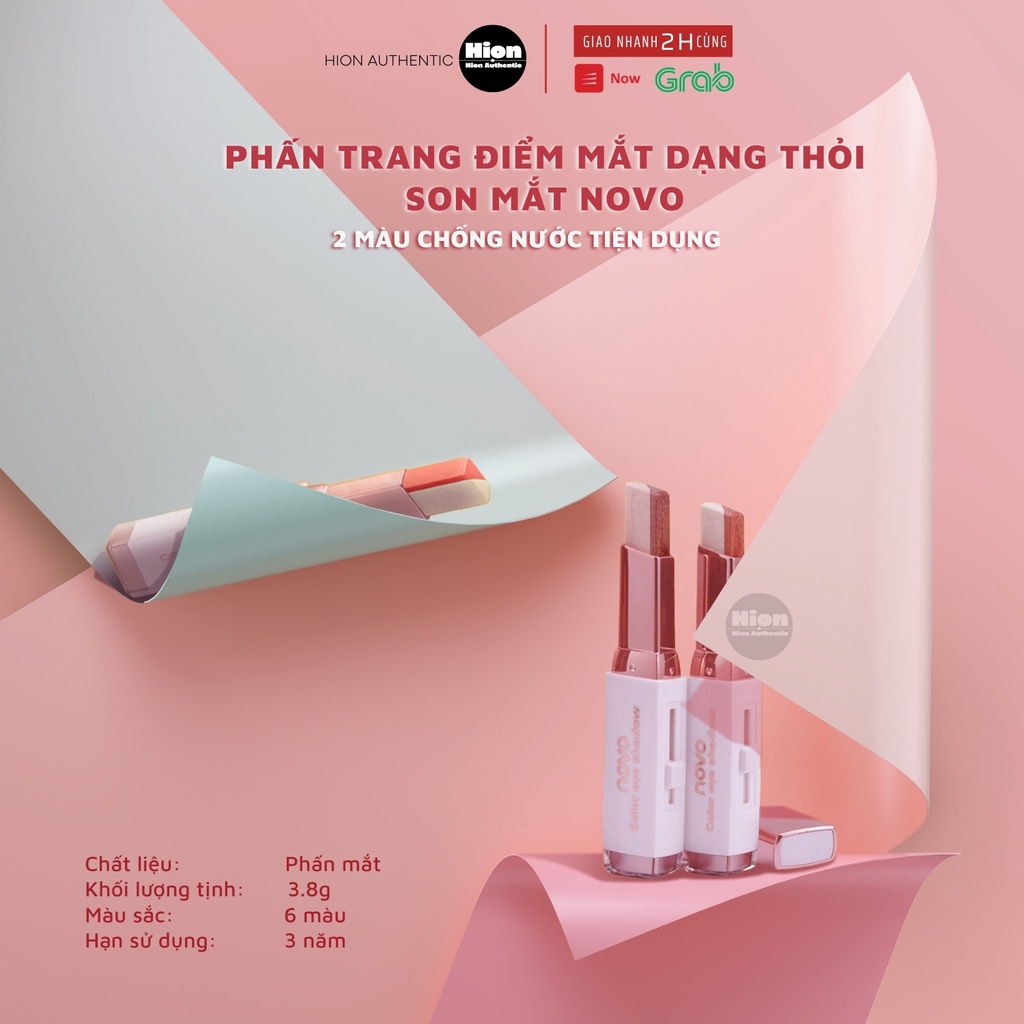 Phấn mắt nội địa trung novo dạng thỏi 2 đầu chống nước tiện như đánh son môi