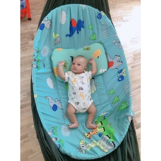 Bọc vải nôi tre. Nệm nôi tre