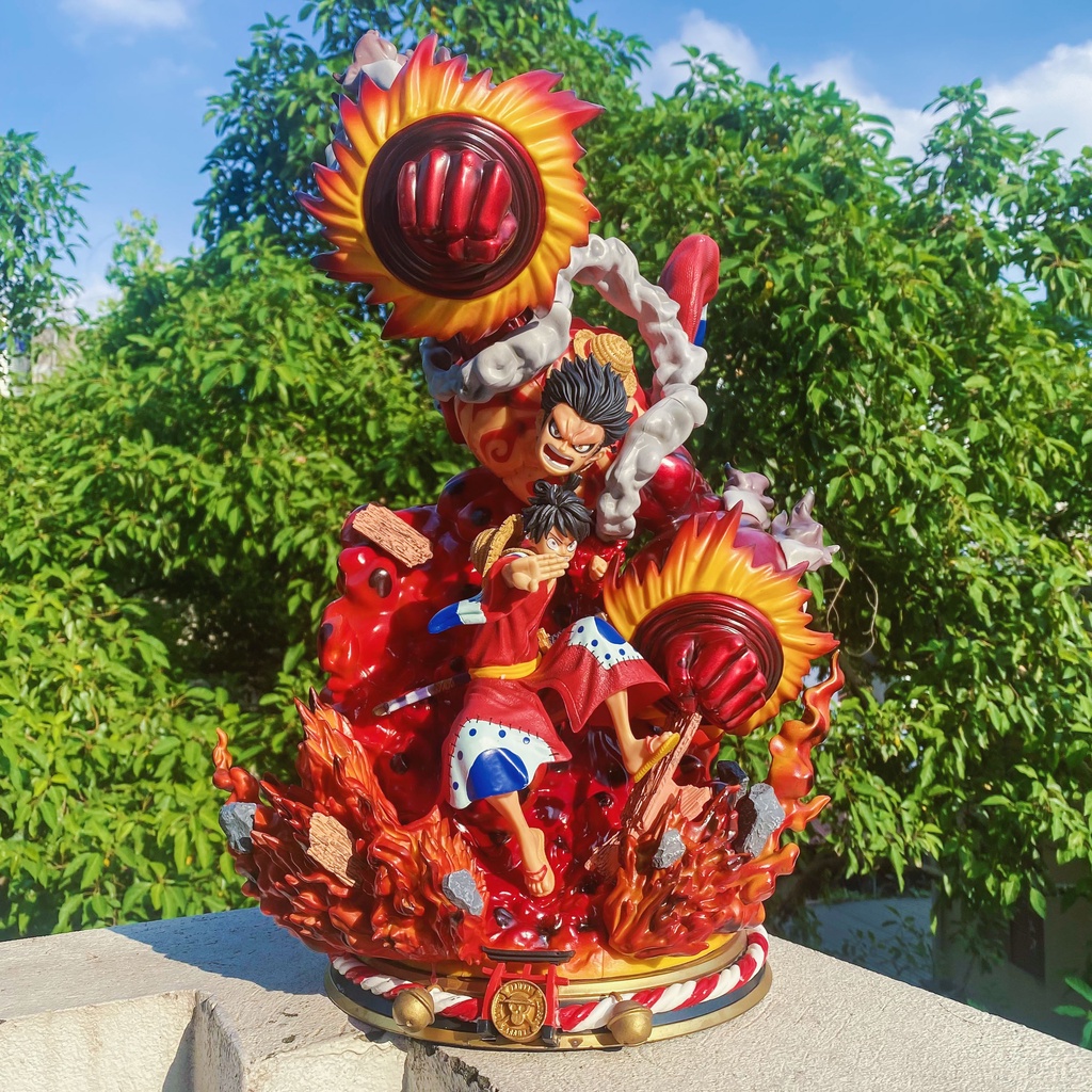 Mô hình Luffy Gear 4 Wano One piece siêu khủng chất lượng