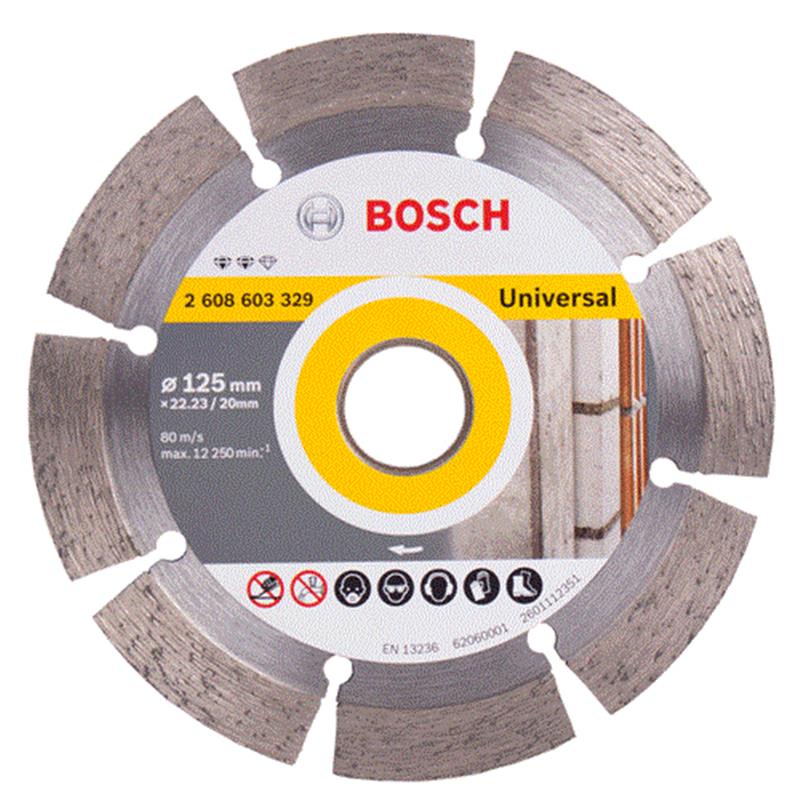 LƯỠI CẮT KIM CƯƠNG BÊ TÔNG PHI (125MM, 150MM) BOSCH (cái)