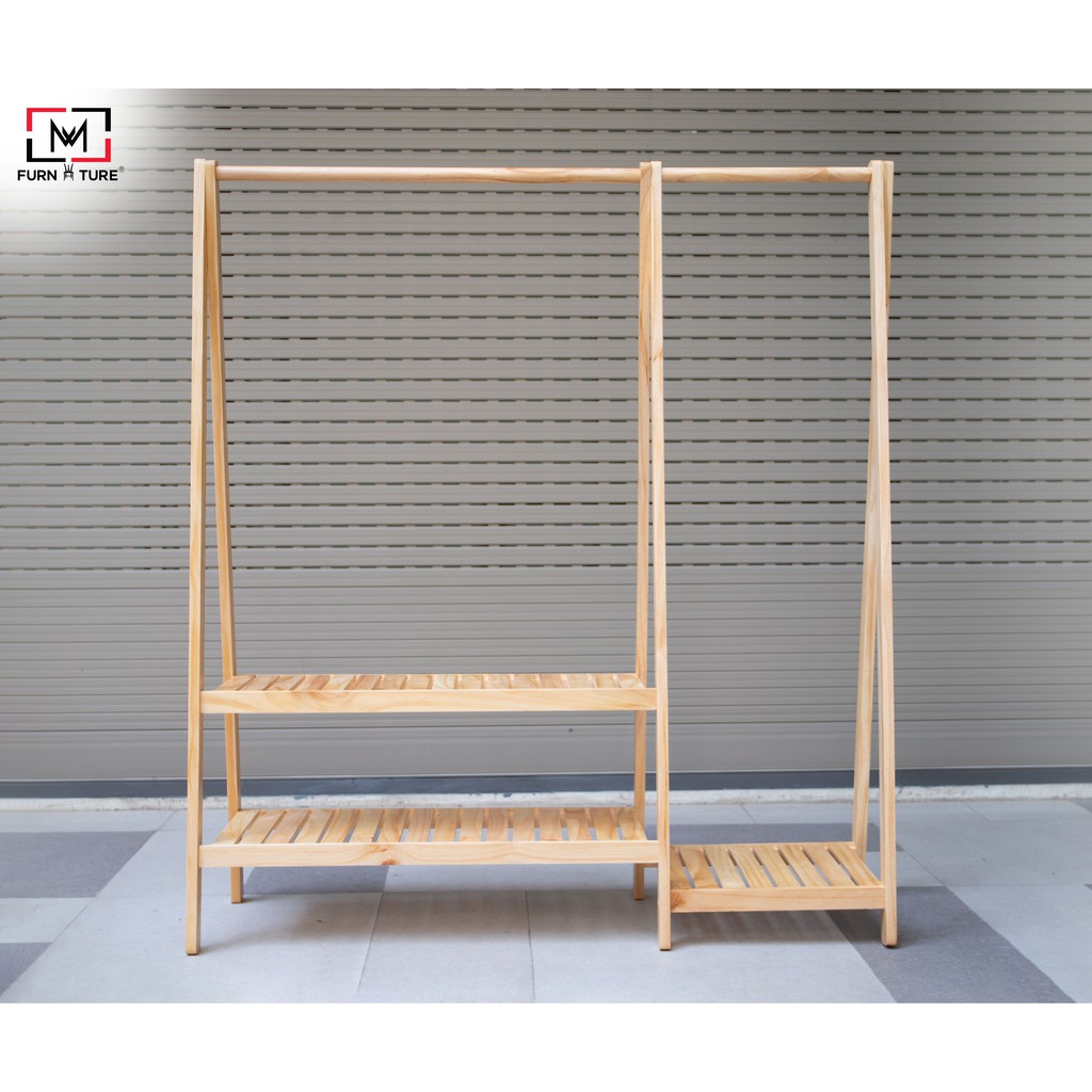 GIÁ TREO QUẦN ÁO ĐÔI HÀN QUỐC TIỆN LỢI 2 IN 1 -DOUBLE AHANGER | BigBuy360 - bigbuy360.vn