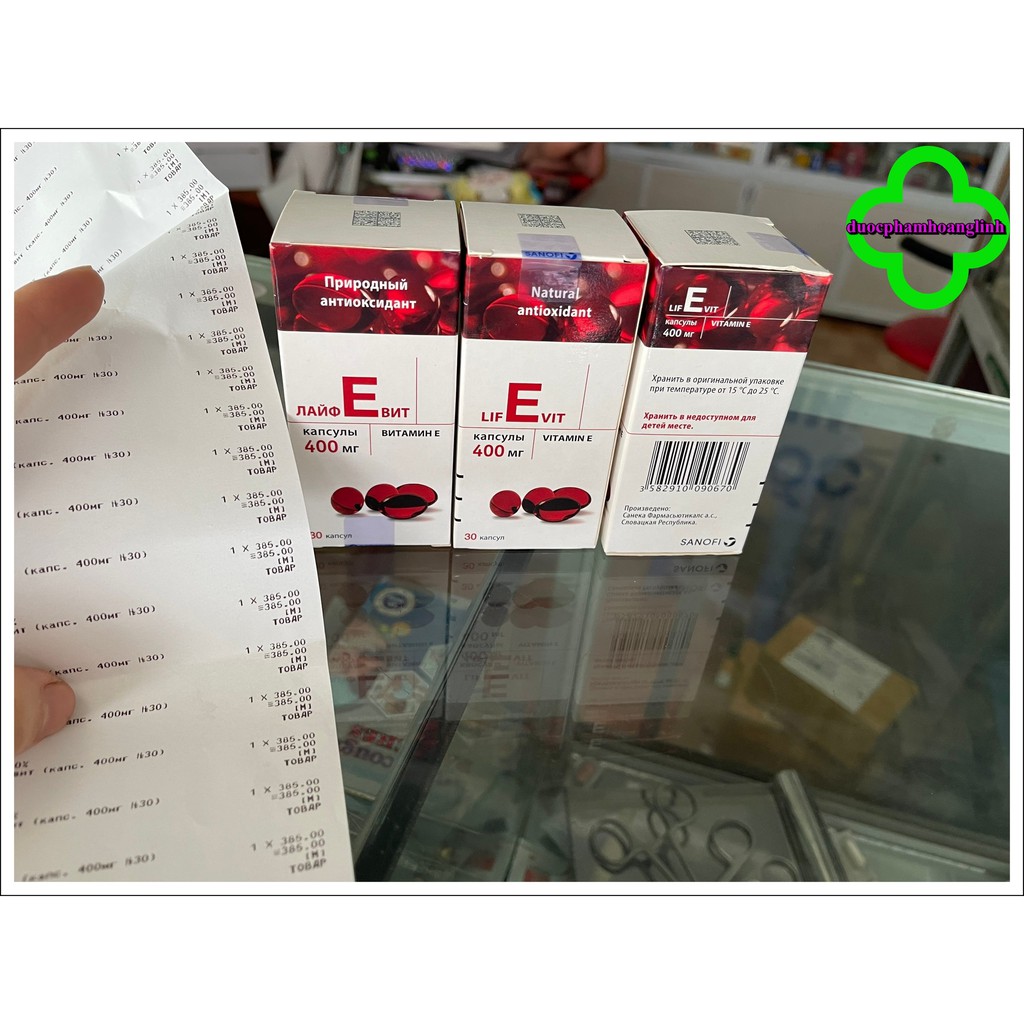 Vitamin E đỏ Nga 400mg zentiva lọ 30 viên | Thế Giới Skin Care