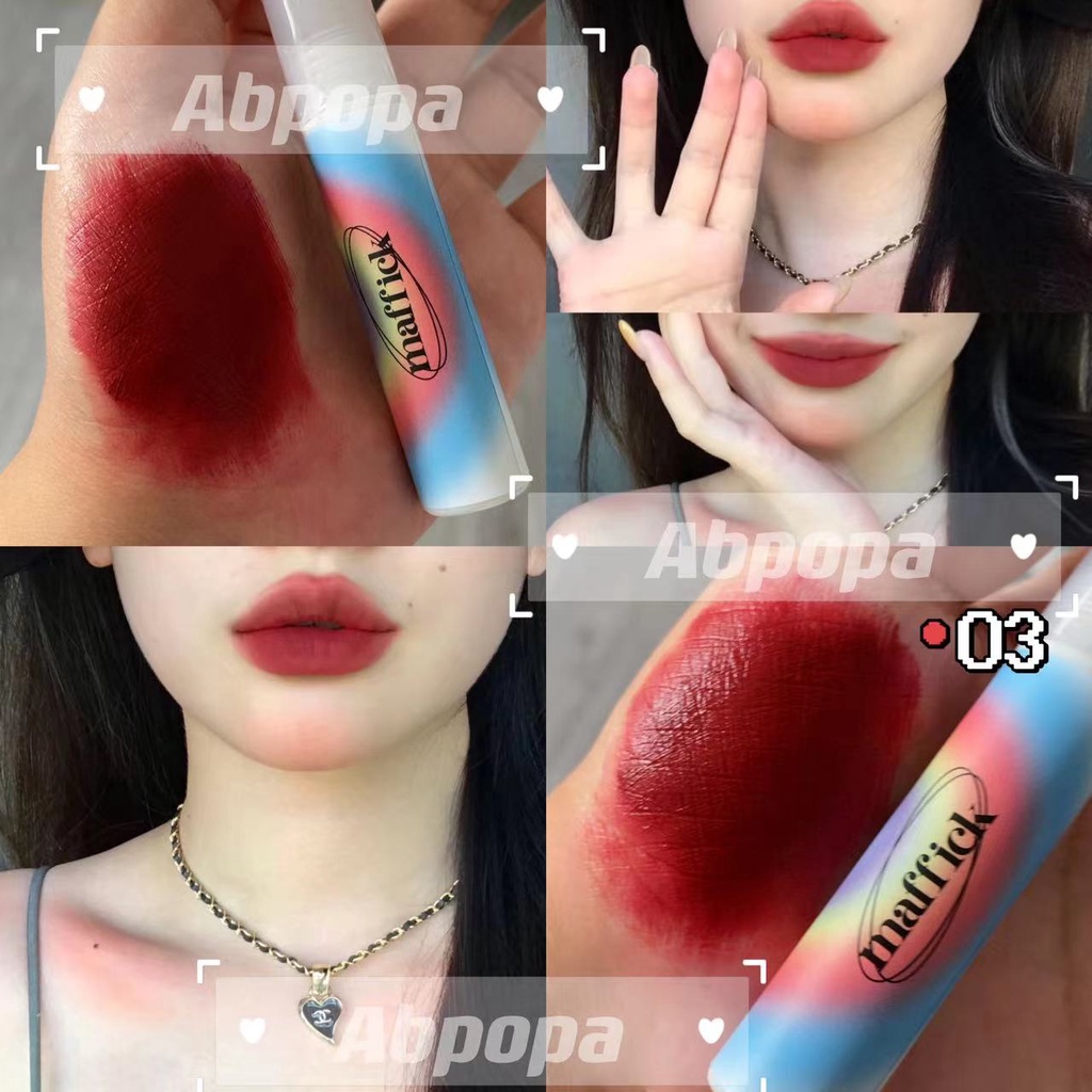 Giao Thông ABPOPA® Son Bóng Khóa Màu Trong Suốt Tự Nhiên Lâu Trôi Nhiều Màu Sắc