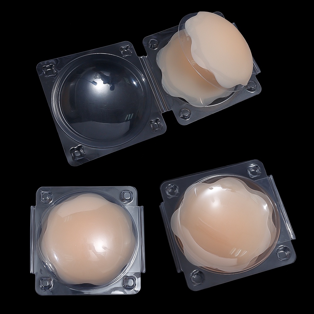 Miếng Dán Ngực Bằng Silicone Tự Dính Không Lộ Núm Ngực Vô Hình Có Thể Tái Sử Dụng Cho Nữ